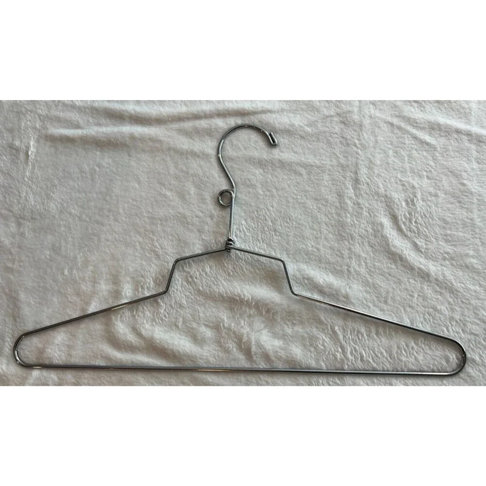 10 Commercial Steel Blouse Dress Hanger Loop silver heavy Clothing Retail